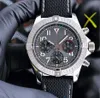 Topselling 6 Style Super-Avenger Mens zegarki na rękę Auto Data 43 mm wielofunkcyjny chronograf działający VK kwarcowy pasek Tkanina Super wysokiej jakości zegarki męskie