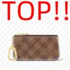 Minitas TOP. M62650 SLEUTELZAKJE POCHETTE CLES Designer Womens Mens Change Key Ring Creditcardhouder Portemonnee Portemonnee Charme Pochette Accessoires