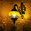 Wall Lamp European Personality Retro Exotic Restaurant El Bar Cafe Decoration Turkish Hollow Ice Crack LX102212