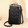 Sacos da noite Coreano Mini Messenger Bag Moeda Bolsa Vertical Ombro Longo Carteira Feminina Telefone Móvel