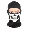 Cappellini da ciclismo Passamontagna con teschio Maschera da uomo Snowboard Sci Copri viso Cappello da moto Bandana Sciarpa Scaldacollo Traspirante Antivento