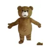 Mascot Real Picture Cute Bear Costume ADT Rozmiar Drop Relivery Kostiumy DHM26