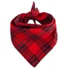 Vêtements pour chiens Coton Doux Bandana Saliva Serviette Triangle Écharpe Double Plaid Chat Et Animaux De Compagnie Acessorios