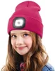 その他のスポーツ用品C5 LED Beanie Headlamphat for Light for Kids Unisex USB充電可能な調整可能な輝度キャップ冬の懐中電灯231213