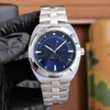 Watch designer watch men's automatic mechanical watch 42mm all stainless steel silicon strip sapphire luminous watch 2 small/3 small dial Vc movement montre de luxe