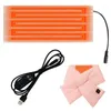 Carpets USB Heater Electric Heated Pads Soft Winter Heating Cloth Neck 5V Warmer For Cervical Pillow Scarf Foot Supplies