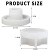 Candle Holders Modern Style Concrete Candlestick Silicone Holder Mold DIY Mould Resin Moulds Decorations Crafts