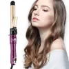 Curling Irons Ckeyin 28mm Modelador de Cabelo Turmalina Cerâmica Aquecimento Rápido Curling Iron Display LCD Rolo Rotativo Auto Rotary Styling Tool 231213