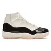 Jumpman 11 баскетбольные туфли Mens Womens Big Size US 13 вишневый красный Red 11S DMP Gradwute Low Cool Greed Высокий космический варенье и платье J11 Neoplitan Pink Sneakers