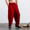 Men's Pants 2023 Brand Summer Linen Casual Men Solid Thin Breathable Joggers Sweatpants Flax Cotton Big Size M-6XL