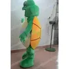 Рождественская зеленая черепаха костюм костюм Halloween Fancy Party Dress Cartoon Carefit Костюм Carnival Unisex Outfit Рекламный реквизит