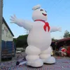 Outdoor Halloween Decor Reflatables Zatrzymaj Puft Marshmallow Man z LED Light Wysokiej jakości nadmuchiwany model Ghostbuster na wydarzenie