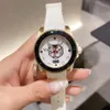 Classic Couple Black Ceramic Bezel Quartz Watch Geometric Diving Pattern CAT Wristwatch Geometric Star Charms Watches Women Men Wh307W