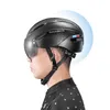 Cycling Helmets ROCKBROS Bicycle Helmet LED Light Rechargeable Mountain Road Bike Sport Safe Hat For Man 231213