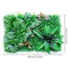 Decorative Flowers Artificial Grass Wall Panels 15.7x23.6 In Ivy Hedge Green Leaf Fence For Greenery Privacy Screen Panel