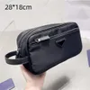 designer makeup bag cosmetic bag toiletry bag make up handbags wash pouch Nylon Triangle Small with handle Woman Men 5A 2023244j