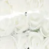 Fleurs décoratives 144 pièces, fausses têtes de roses décoratives, mousses de fleurs, minuscules pour l'artisanat, petite décoration artificielle pour mariée