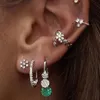 new arrived leaf lower ear cuff gold silver paved clear cz no piercing women whole cute leaves cuff earring2903