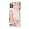 Luksusowy blask folio Flowe Telefon dla iPhone'a 15 plus 14 13 12 11 Pro Max Samsung Galaxy S24 Ultra stylowy brokat wielokrotne gniazda karty skórzane portfel Wspornik Wspornikowy