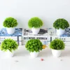 装飾的な花13cmヘッジホッグサボテン人工植物盆栽プラスチックポット偽の花ポットホームルームテーブルガーデンエルデコレーションスモール