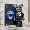 Nowate Games 5 Style Bearbricks 400% Figures Model Niedźwiedź cegły i cyberpunk Daft punkowy staw jasna twarz Kolekcja przemocy w sprawie Drop de dhqry