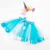 Flickor ledde tutu kjolar barn kläder ballets fancy pettiskirt med lätt scen shaggy danskläder kostym sommar tyll prinsessa mini klänningar zz