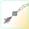 Brand Fashion Party Feast Jewelry for Women Banquet Tassel hanger Crystal Necklace Hyperbole ketting Fijn kostuum sieraden1744329