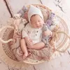 Keepsakes Costume da neonato lavorato a maglia Born Pography Puntelli Body da neonato a maniche lunghe Born Pography Outfit Accessori per neonata 231213