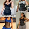 Mulheres Shapers Látex Cintura Trainer Corset Mulheres Zíper Cincher Esporte Cinturão Corpo Shapewear Barriga Controle Trimmer Shaper Slimming Barriga