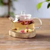 Water Bottles Small Capacity Transparent Glass Teapot with Filter HeatResistant Flower Tea Kettle Household Kung Fu Pot Teaware 231214