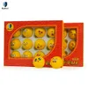 Sacs de golf Caiton 12 PCS Double couche Graffiti Creative Golf Ball Set Soft Low Resistance Long Distance Fun Mignon Expression Design 231213