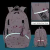 Borse per ragazze per ragazze Waterproof Bookbag Student Student Flower Backpack Flower Children S GIRL GIRL GIFLE