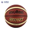 Balles Original Molten Basketball GW7X taille 7 vente officielle intérieur et extérieur résistant à l'usure en cuir souple jeu d'entraînement ballon pour hommes 231213