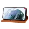 S24-Hüllen PU-Leder-Geldbörsenhüllen für Samsung Galaxy S24 Ultra Plus A35 A55 A15 Impressum Würfel Quadratischer ID-Kartensteckplatzhalter Flip-Cover Business Kickstand Buch-Telefontasche