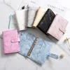 A6 Marble Notebook Binder notepad 19 x 13cm Loose Leaf Notebooks 5 Colors without Paper PU Faux Leather Cover File Folder Spiral Planners Scrapbook