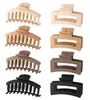 90039S Strong Hold Big Jaw Matte Matte Clamps for Women Thice Thice Hair3504274