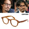 Whole-JackJad Top Quality Acetate Frame Johnny Depp Lemtosh StFrame Vintage Round Brand Design Eyeglasses Oculos De Grau SH190319i