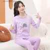 Pyjamas Teenage Girls Pyjamas New Winter Cartoon Rabbit Children's Clothing Boys Sleepwear Cotton Pyjamas Set for Kids 9 10 13 15 Years R231214