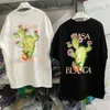 T-shirt da uomo 2023ss Casablanca Cactus Stampa T-shirt per uomo Donna T-shirt di migliore qualità Tee T231214