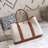 Principal Original por atacado Hremmss Garden Tote Bags Shop Online Shop Tela com camada de caça -capo de casas de caça -feminina Garden 2023 nova bolsa de bolsa com logotipo real