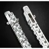 Wholesale D Color VVS Ice Out Round Diamond Moissanite 3 4 Mm Tennis Chain Necklace Sterling Sier Women Men Fine Jewelry