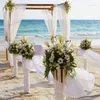 装飾的な花6pcs花柄の泡ケージの花ホルダー付きの花柄と、結婚式のテーブルのセンターピースアレンジメントのための吸引カップ
