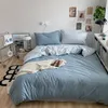 Bedspread s Amazing Quality Home Textile Solid Color Duvet Cover Pillow Case Bed Sheet 231214