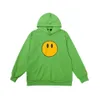 Geel Drews Smile Face High Street FOG Sweatshirt heren sweatshirt Paar puur katoenen top Vrouwelijke trendy designer hoodie Gedrukte straat hiphop trui Hoodies