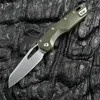 New MT MSI Folding Knife CNC aviation G10 9Cr18Mov Steel Hunting Military Tactical Combat EDC Outdoor Camping Survival Self-defense Pocket Knives