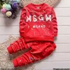 toddler retail 2pc baby boys clothes t shirtpants kids sportswear clothes children clothing autumn clothing 14years