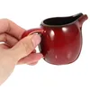 Conjuntos de louça Cerâmica Copo de Leite no Jarro de Mel Vermelho Café Creamer Jarro Tea Pot Dispenser Cerâmica Recipiente Pequeno