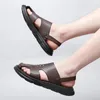 Slippers 2023 High-quality Summer Fishing Leather Leisure Breathable Fisherman Fashion Hiking Beach Sandals