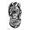 Makeup Full Arm New Tattoo Sticker Animal Half Tiger Lion Waterproof Set Valfritt