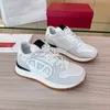 Дизайнерские роскошные бренд Vlogo Pace Casual Sneakers Женщины мужчины для ботинки обувь кожаная сетка военные зеленые черно -голубые спортивные тренеры